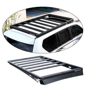 Quality Universal Aluminium Black Roof Rack for Toyota LC200 LC79 LC150 300KG Loading Capacity wholesale