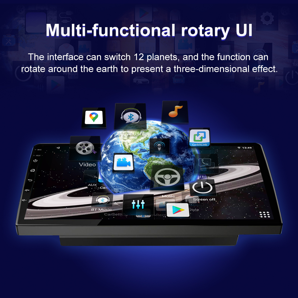 Car Radio For Car Player Android OS WIFI GPS Navigation Included