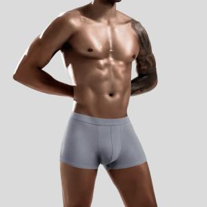 Quality Modal Mens Boxer Shorts Underwear Adults Knitted Breathable Boxer Shorts Suitable wholesale