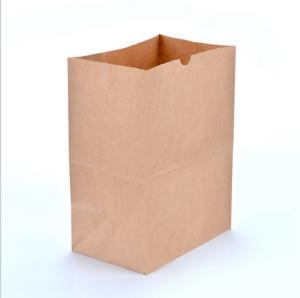 Quality Disposable Brown Paper Bags Kraft Paper Takeaway Food Bags wholesale