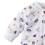 Wholesale Custom High Quality Unisex Double Zipper Bamboo Cotton Baby Romper