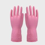 Pink Flock Lined Multi Purpose L50g Latex Cleaning Gloves
