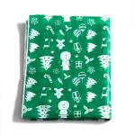 Rhombic Colorful Floral Printed Art Palm Tree Tissue Paper Wrap With Custom