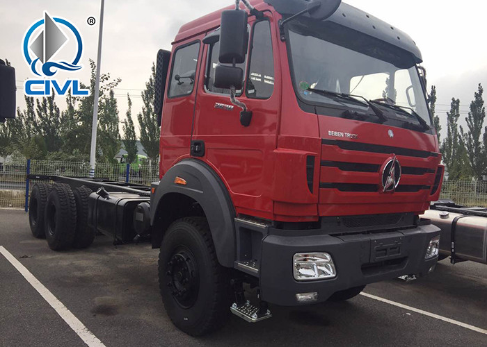 30 - 40 Ton BEIBEN Cargo Truck Chassis Weichai Engine Beiben 6x4 Tractor For Africa Market