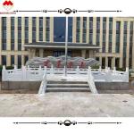 FOB/CNF Delivery Terms White Marble Handrail Porch Balcony Railing Balustrade