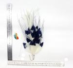 Party Decoration Feather Headwear Zig Zag Goose Feather Flower Mount Event Party