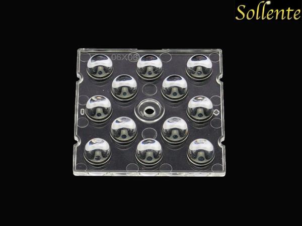 Cheap 90 Degree Optical Led Lens Array , 12 Watts High Bay Led Light Lens 3030 SMD for sale