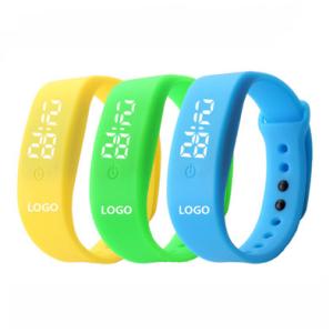Quality Promotional LED silicone watch Silicone logo customized colorful wholesale