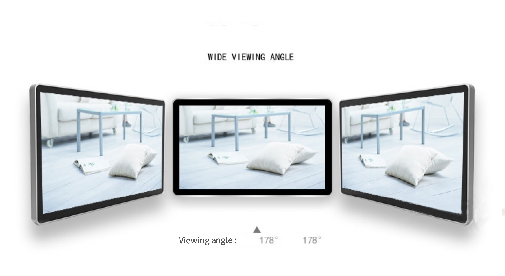 18.5 Inch LED LCD TFT Capacitive Touchscreen Wall Mounted Advertising Display
