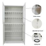 5 Layers 1.0mm Steel Lab Cabinets Lab Room Equipment
