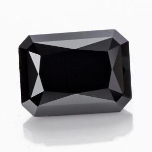 Quality Synthetic Loose Cushion Cut Black Moissanite Gemstone Diamond wholesale