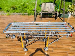 Quality Aluminum Alloy Leg Adjustment Folding Ambulance Stretcher Transporting Wounded wholesale