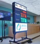 Gas Price Display Signs Glare LED 16'' White 88.88 Petrol Changer Sign No