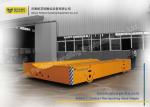 Customized Load Capacity Motorized Transfer Trolley , Steel Coil Transfer Cart