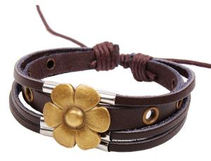Quality Calfskin handmade beaded bracelet bracelet Lucky Flower Yiwu small jewelry wholesale wholesale