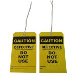 Customizable Long Lasting Plastic Safety Tags warning tag