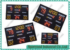 Quality Remote Waterproof College Sports Scoreboard Led Digits Scorer Display For Basketball wholesale