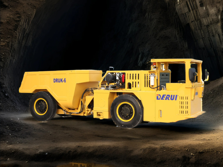 DERUI Underground Mining Truck 6 Tons VOLVO / DEUTZ Engine Coal Gold Mine