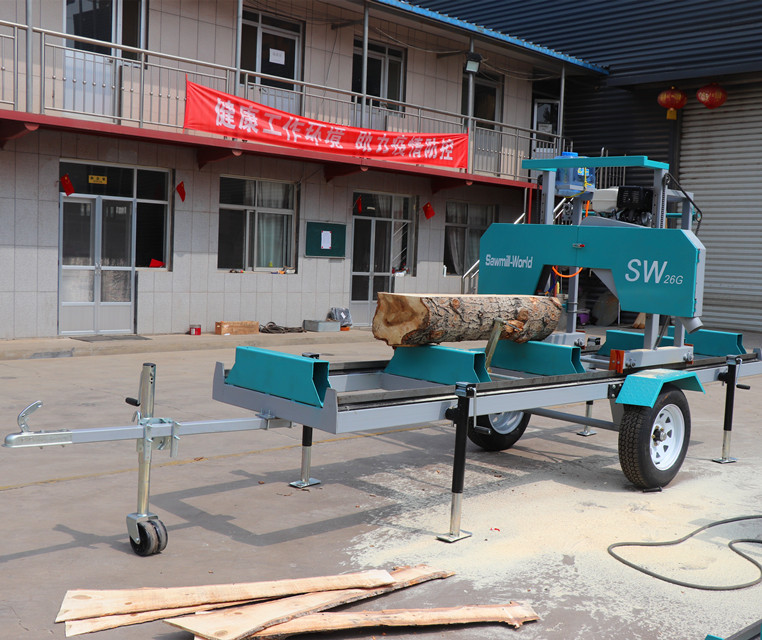 Cheap Mini Wood Sawmill Machine,Wood Cutting Band Sawmill,Diesel Portable Sawmill Mobile