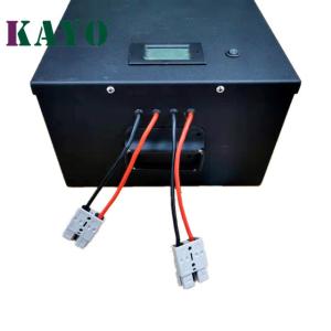 Quality CC CV AGV 24V Lithium Ion Battery Pack 100AH Rechargeable Lifepo4 Battery wholesale