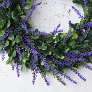 Quality Christmas Festival Boxwood Artificial Plant Wall Panels 35-42cm For Indoor Outdoor Decoration wholesale