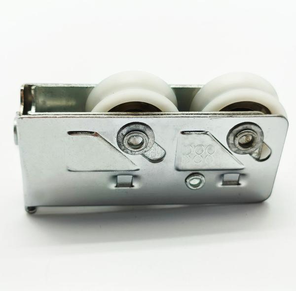Cheap Rust Corrosion Sliding Gate Wheel Pulley 18 X 34 X 42mm Zinc Plated for sale