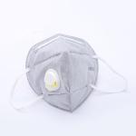 Grey Activated Charcoal Pollution Mask Folding Halfpiece Respirator With