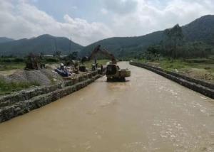 Quality ISO9001 River Control 6X2X0.3m PVC Coated Gabion Box wholesale