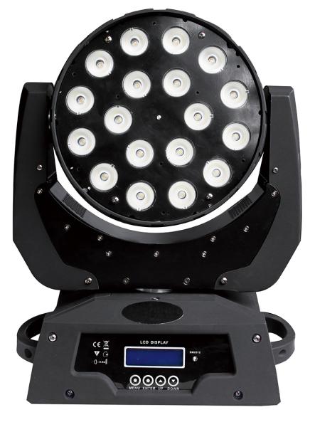 18pcs 4in1 led 10W head light/zoom moving head lights/best selling led moving
