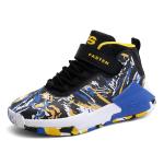 Basketball Shoes For Kids With Anti-Slip Resistant Rubber Outsoles In Black