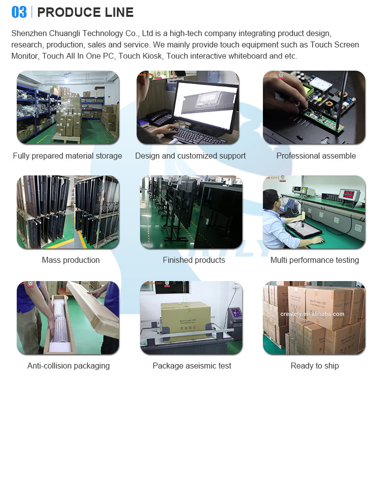 21.5 23.6 27 32 Inch Capacitive Touch Screen Monitor Industrial Monitor Touchscreen