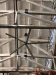 1.5kw High Volume Low Speed Industrial Fans Warehouse Cooling Fan Powerful