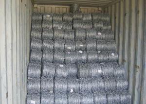 Quality 2.8mm Diameter Silver Single Razor Barbed Fencing Wire wholesale