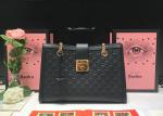 35cm Length Strap Shoulder Backpack Embroidery Genunie Leather