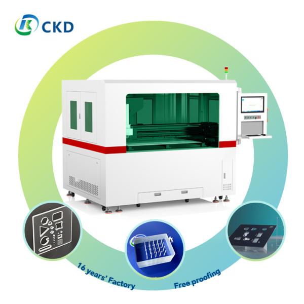 100W Infrared MOPA Laser Glass Drilling Machine 1500Kg With 250-450um Focusing