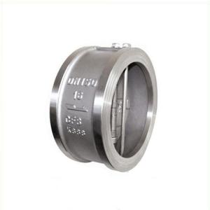 Quality High Pressure Pn1.6MPa Full Bore Clamp Double Disc Check Valve in 304 Stainless Steel wholesale