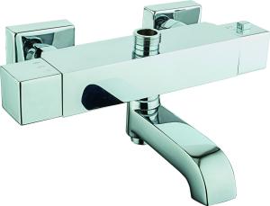 Quality Polished Chrome Brass Material Thermostatic Bath Mixer T80821 wholesale