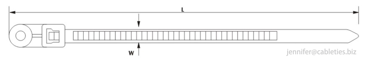 mountable cable ties