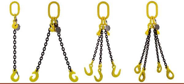 Strength Lifting Chain Sling Grade 80 6mm To 32mm Customizable OEM / ODM