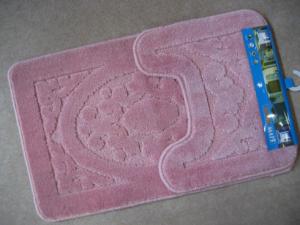 Quality Custom Anti-slip pink, black Microfiber Bath Mat rugs MBM-004 wholesale