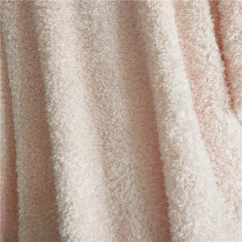 YARN DYED Knitted Plain 100%poly Plush Fabric for Making Teddy Bear Tricot 15-20 Days