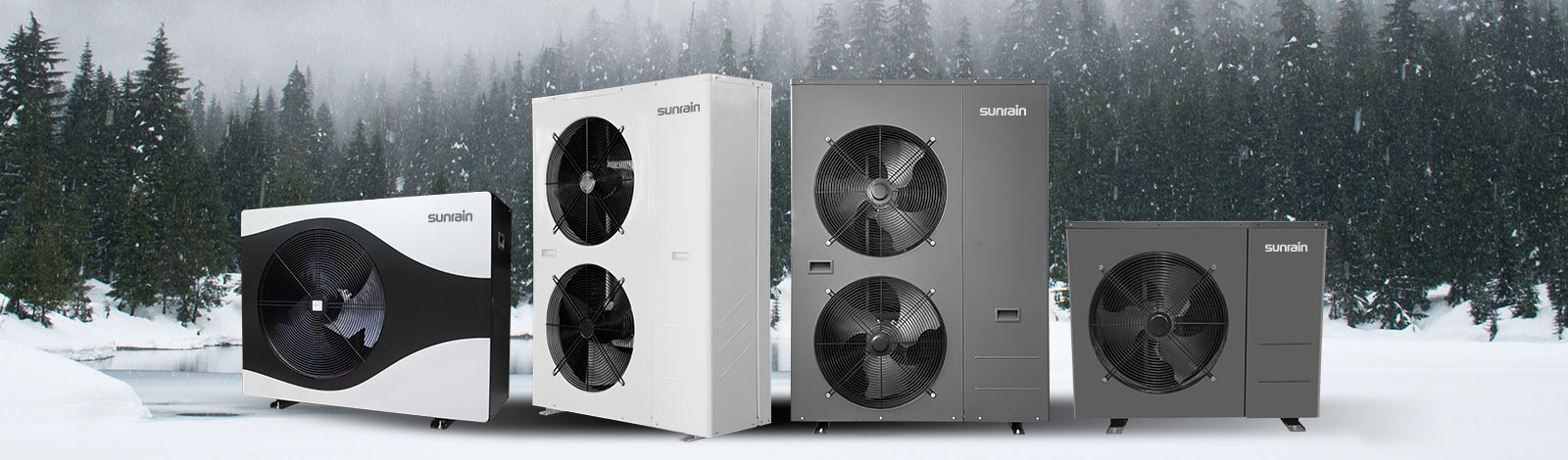 220-240V Electric Air Source Monoblock Heat Pump Water Heater R32 Refrigerant