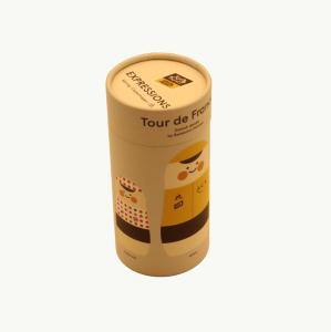 Quality Kraft Eco Friendly Paper Tube Packaging With 4C Printing Matt Varnish wholesale
