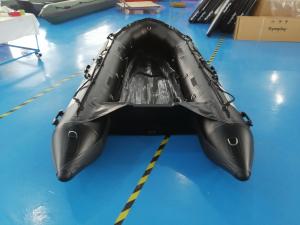 Quality PVC Hypalon Rubber Aluminum 3.8m Military Inflatable Boat with Ce Certificate wholesale