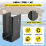 Concealed Joist Hanger 2"x4" Outdoor Accent Concealed Flange