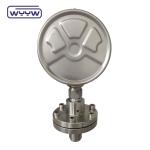 SS316L Diaphragm Seal Pressure Gauge Liquid Filled Anti Corrosive