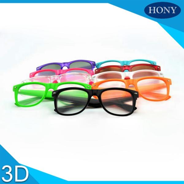 Fireworks Party 3D Diffraction Glasses Plastic Frame Wholesale LOGO printed