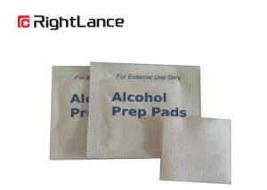 Quality 30x60mm Diabetic Supplies Alcohol Prep Pads Ce Approval wholesale