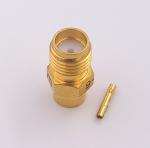 RG 405 SMA Coaxial Connector / SMA Female Connector Socket Pin Crimp