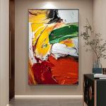 Impressionist Landscape Boat Beach Palette Knife Hand Painted Scenery Oil